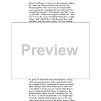 James Van Heusen and Sammy Cahn Biographies