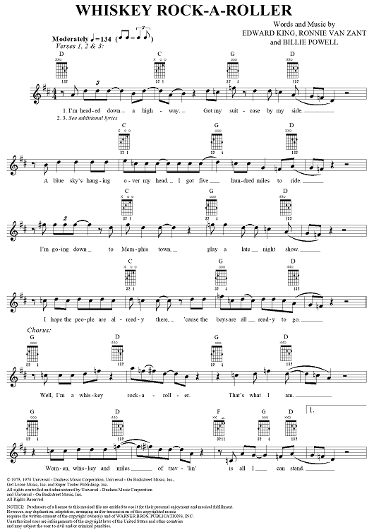 Whiskey Rock-a-roller