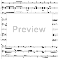 Trio Sonata No. 1 in D Major - Piano Score