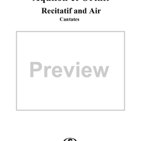 Cantates, Aquilon et Orthie, Recitatif and  Air