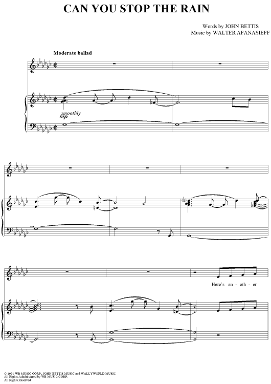 Can You Stop the Rain