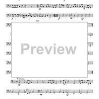 Fünffstimmigter blasender Music - Tuba