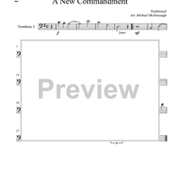 A New Commandment - Trombone 2