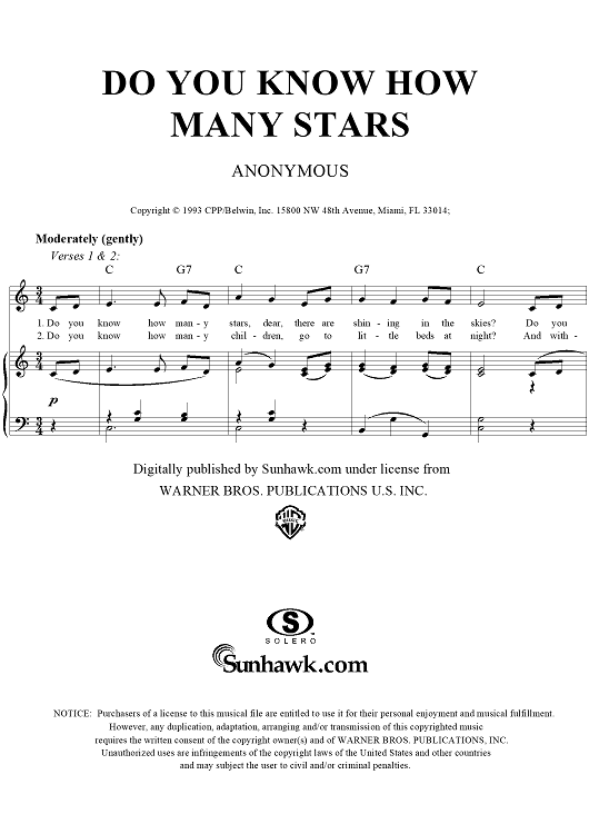 Do You Know How Many Stars?