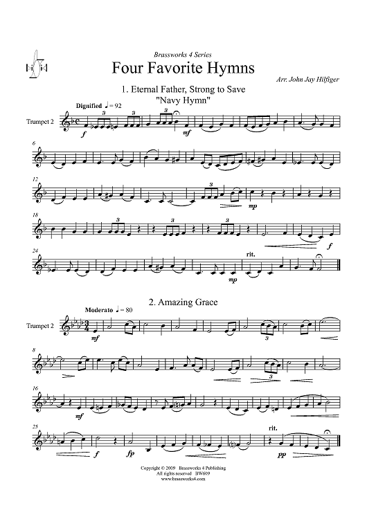 Four Favorite Hymns - Trumpet 2