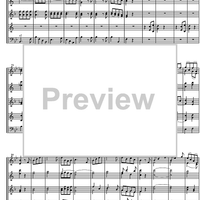 Divertimento No. 4 Bb Major KV186 - Score