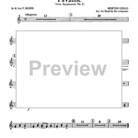 Pavanne (from Symphonette No. 2) - Horns 1 & 2 in F