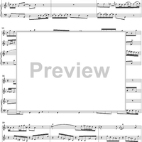 Triple Concerto in A Minor, Movement 2 (BWV1044) - Score