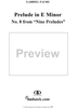 Prelude in E minor - No. 9 from "Nine Preludes" op. 103