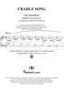 Cradle Song (from Albumblätter, Op. 124, No. 6)