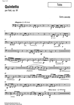 Quintetto Op.91 - Tuba