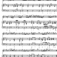 Sonata e minor - Score