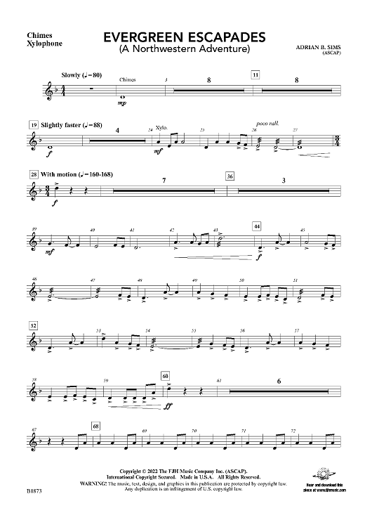 Evergreen Escapades - Chimes / Xylophone