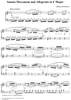 Sonata Movement and Allegretto in F Major