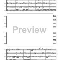 Allegro from Quartet No. 4 in C, K. 157 - Score