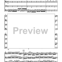 Canon in D for Cello Quartet - Score