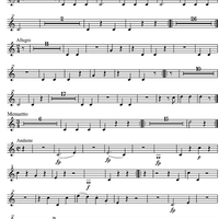 Divertimento No. 6 C Major KV188 - Trumpet in D 5