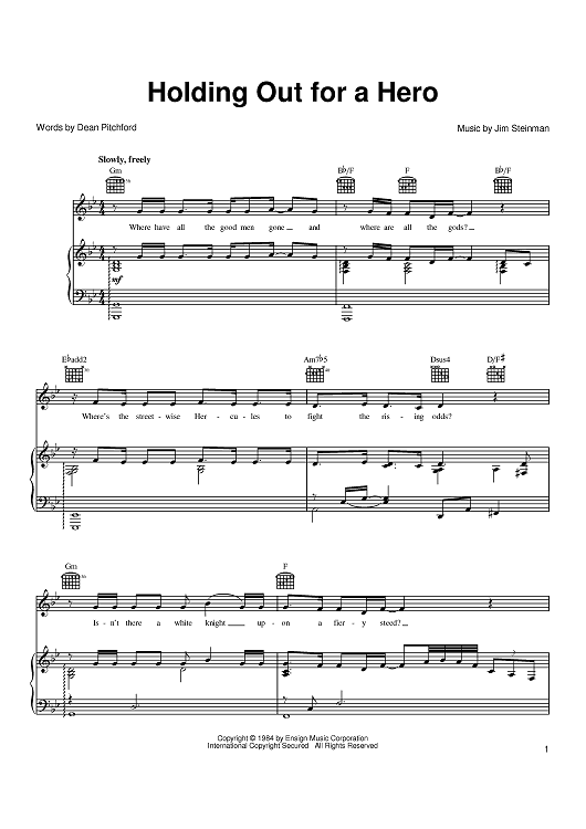 Holding Out For A Hero