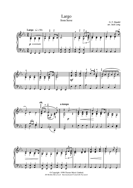 Largo From Serse