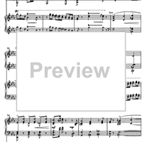 Theme and Variations Op.139 - Score