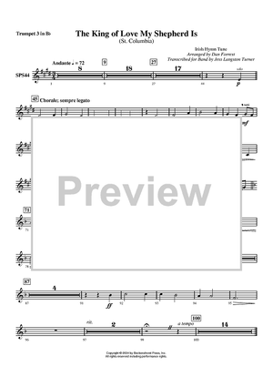 The King of Love My Shepherd Is (St. Columbia) - Trumpet 3 in Bb