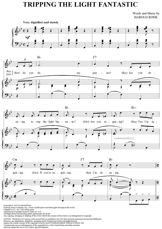 Tripping the Light Fantastic