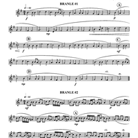 Three Pieces by Pierre Attaignant - Clarinet 1