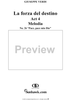 La forza del destino, Act 4, No. 26, Melody. "Pace, pace mio Dio" - Score