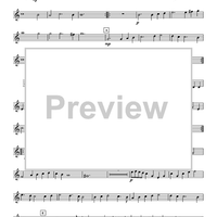 Fünffstimmigter blasender Music - B-flat Trumpet 2