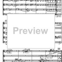Comedy for Five Winds - Score