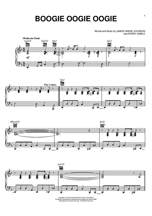 Boogie Oogie Oogie