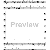 Capriccio For Trumpet and Tuba - Solo Trumpet in Bb