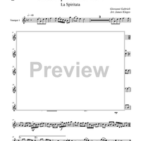 Canzona per Sonare No. 1 - Trumpet 1