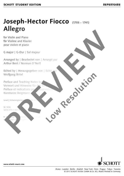 Allegro G Major in G major