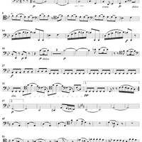 Trio in B-flat Major, Op. posth. - Cello