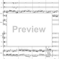 Double Clavier Concerto No. 2 in C Major, Movement 1   (BWV 1061) - Score