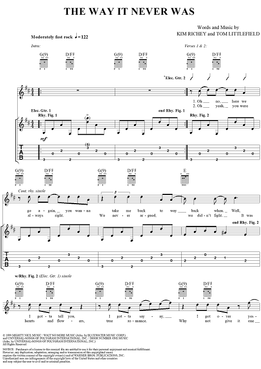 The Way It Never Was