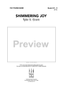 Shimmering Joy - Score
