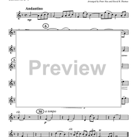 Arioso from "Cantata No. 156" - Clarinet 1 in B-flat