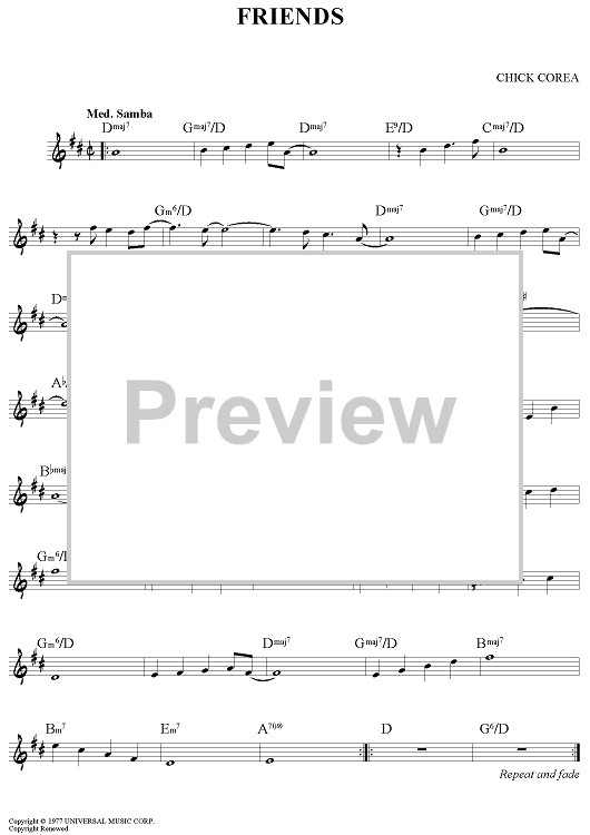 Friends And Strangers - C Instruments" Sheet Music for Lead Sheet -  Sheet Music Now