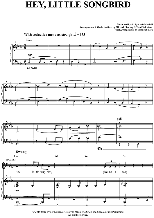 Hey, Little Songbird