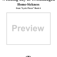 Lyric Pieces Book 6, op. 57, no. 6: Home Sickness