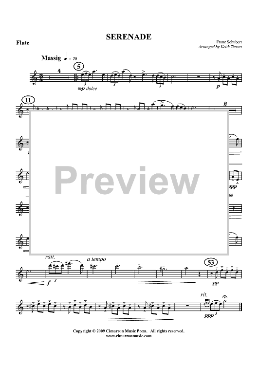 Serenade - Flute