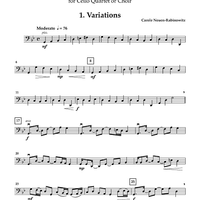 Suite Breve for Cello Quartet or Choir - Cello 4