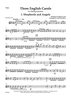 Three English Carols - Viola