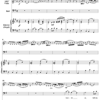 "Greifet zu, fasst das Heil", Aria, No. 4 from Cantata No. 174: "Ich liebe den Höchsten von ganzem Gemüte" - Piano Score