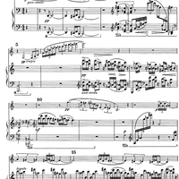 Advanced 1/2 - Excerpt from Conversations, 2nd movement - Score