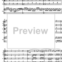 Konzert im alten Stil Op.100 - Score