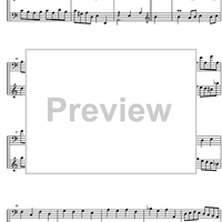 Suite  2 a minor BWV 807 - Score