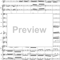 Brandenburg Concerto No. 4: Allegro - Score
